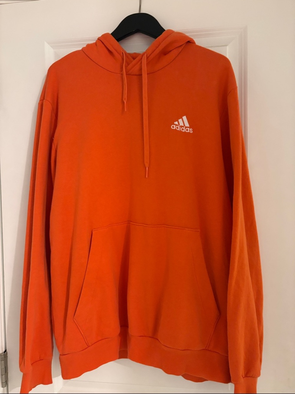 adidas Orange Men's Pullover Hoodie